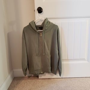 Women's J. Crew University Zip-Up Hoodie